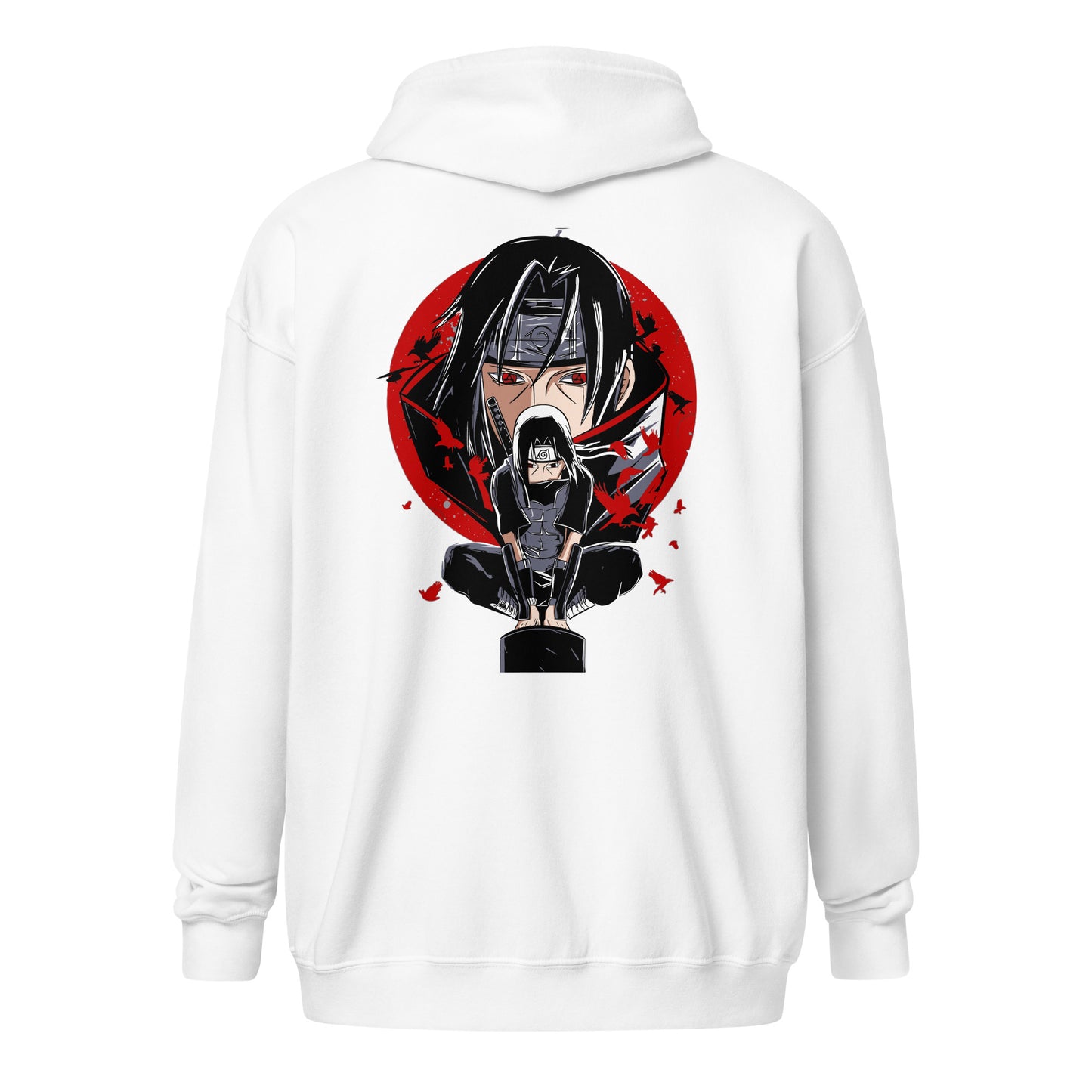 Itachi Unisex Heavy-Blend Zip Hoodie Naruto