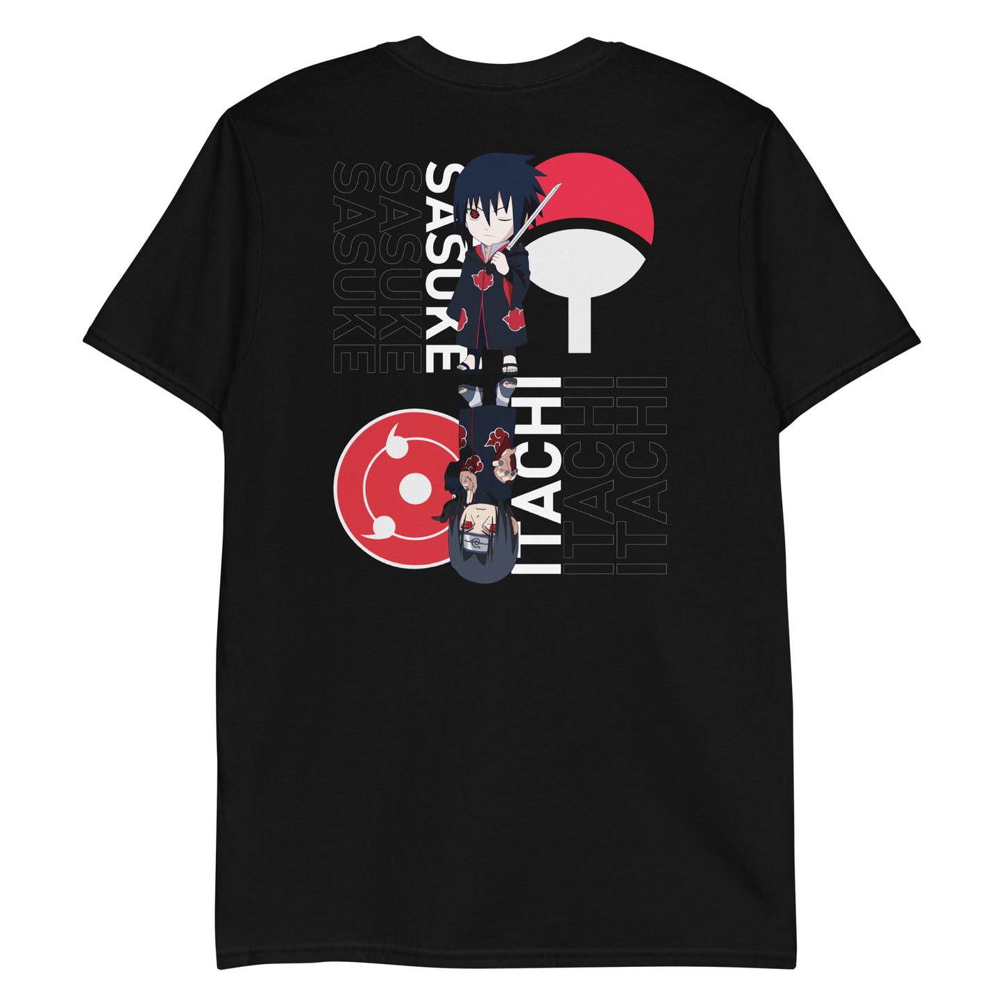 Itachi x Sasuke Kurzärmeliges Unisex-T-Shirt Naruto