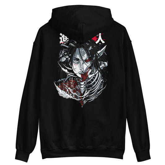 Eren Jäger Unisex-Kapuzenpullover Attack on Titan