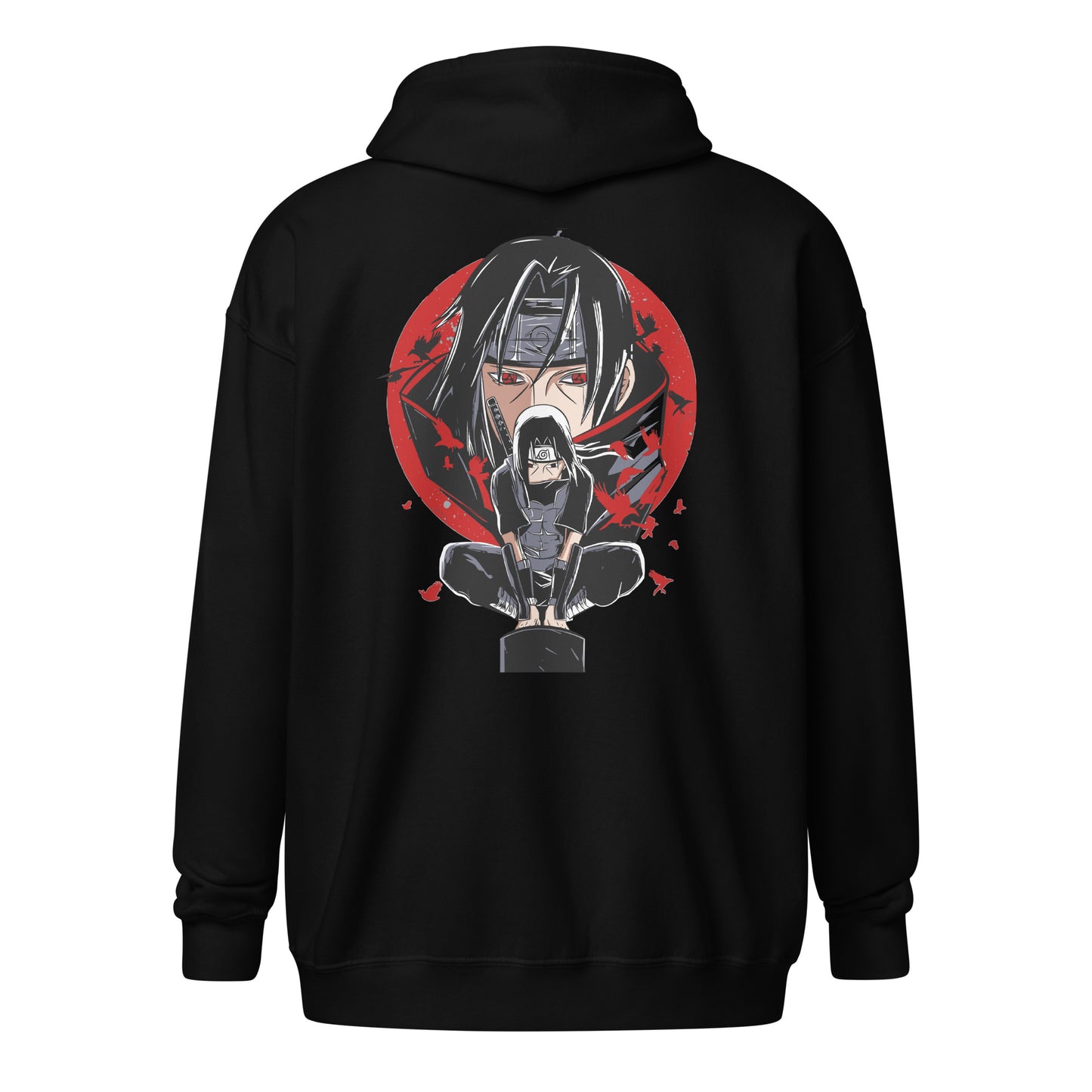 Itachi Unisex Heavy-Blend Zip Hoodie Naruto