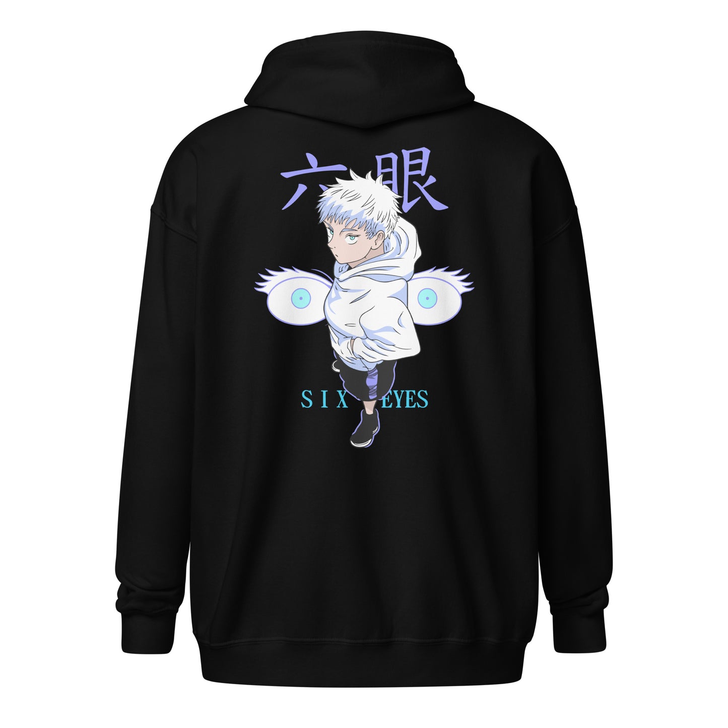 Gojo Unisex Heavy-Blend Zip Hoodie Jujutsu Kaisen