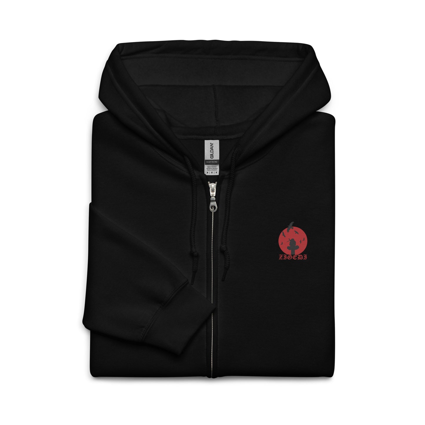 Itachi Unisex Heavy-Blend Zip Hoodie Naruto