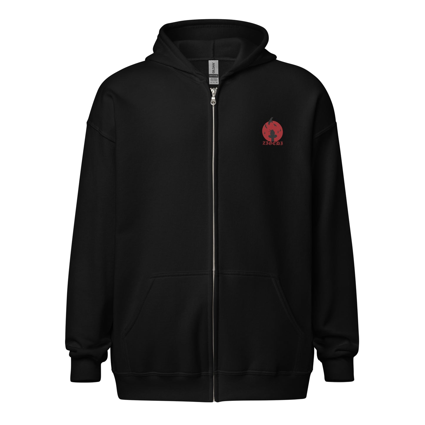Itachi Unisex Heavy-Blend Zip Hoodie Naruto