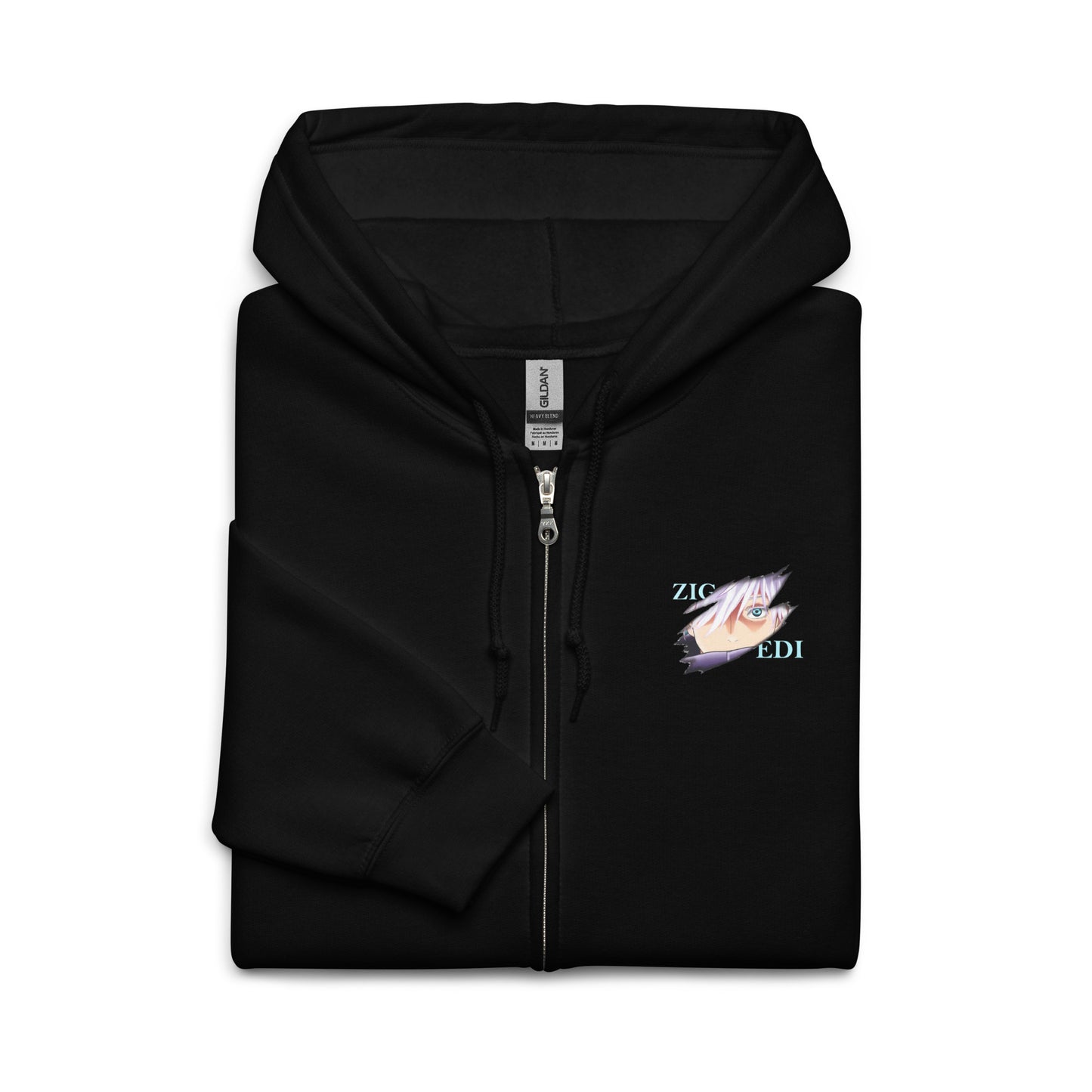 Gojo Unisex Heavy-Blend Zip Hoodie Jujutsu Kaisen