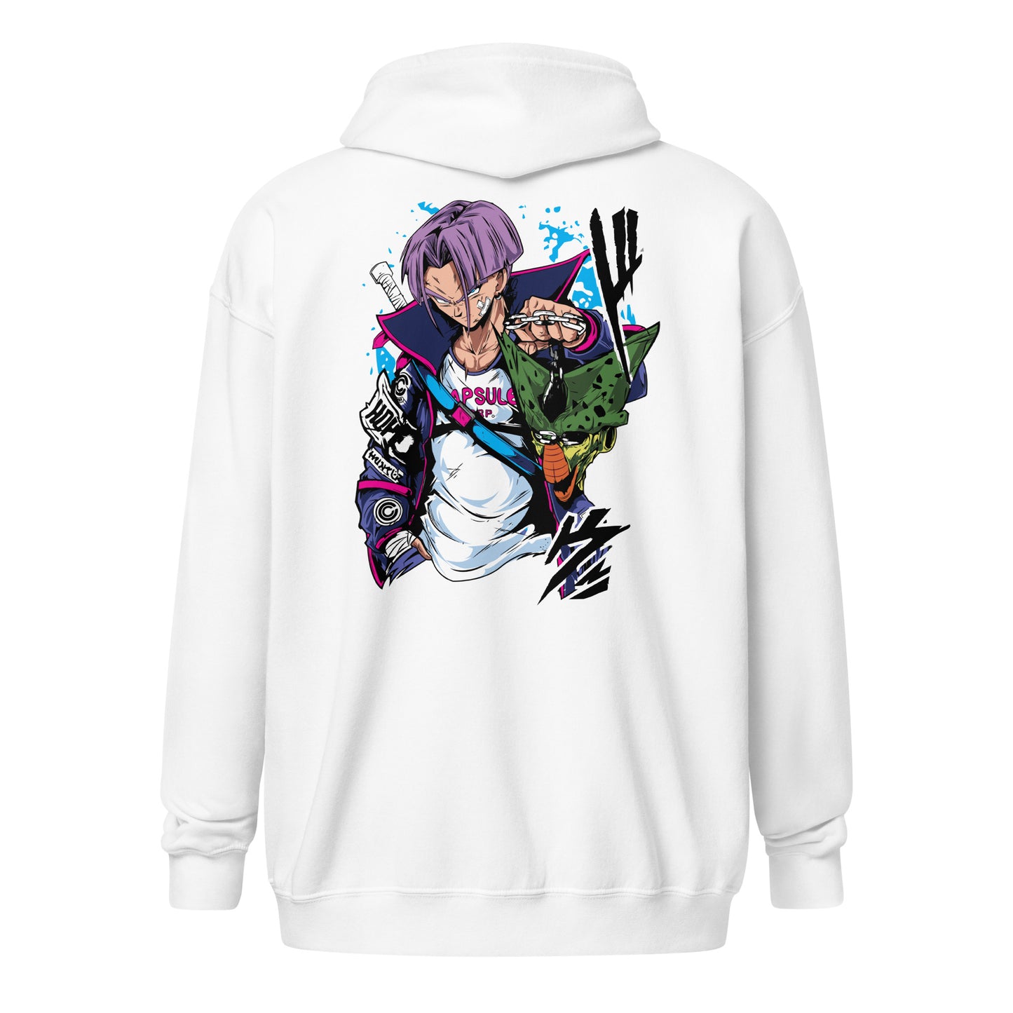 Trunks Unisex Heavy-Blend Zip Hoodie Dragonball