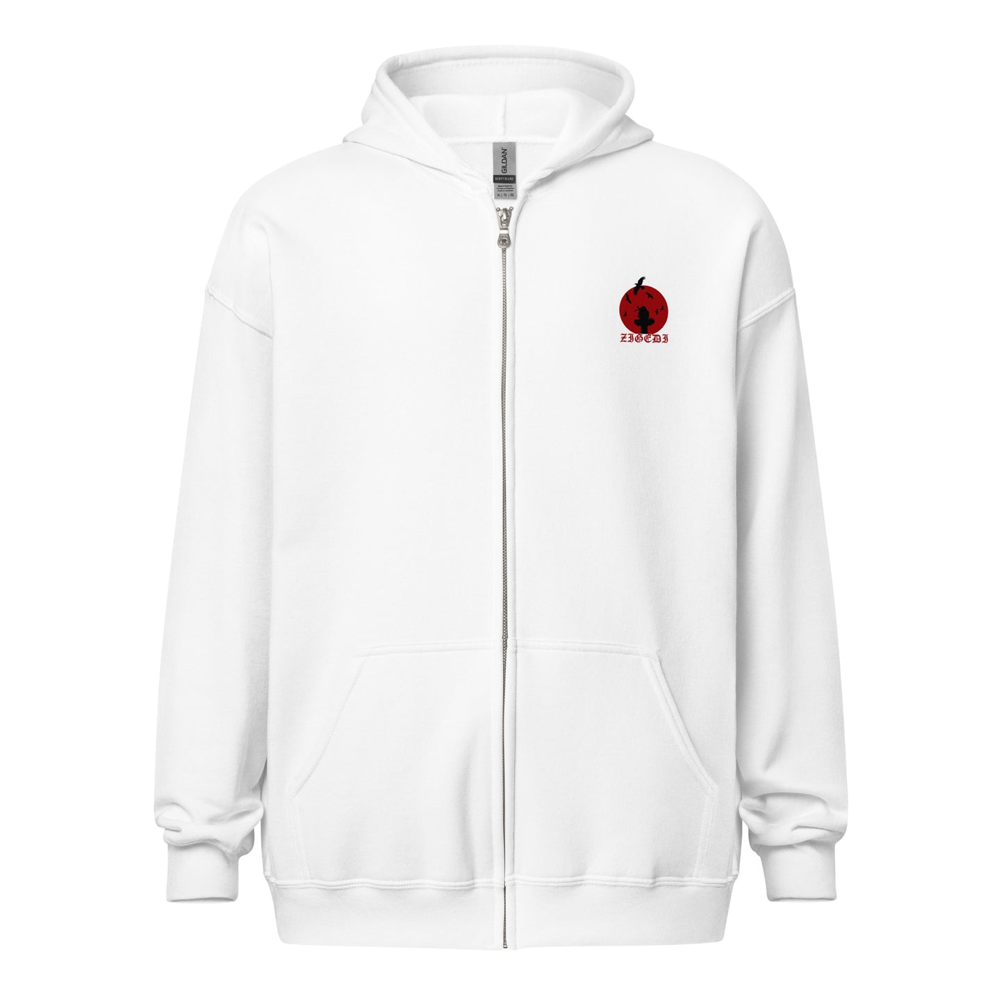 Itachi Unisex Heavy-Blend Zip Hoodie Naruto
